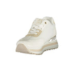 Damen-Sneaker aus weißem Polyurethan