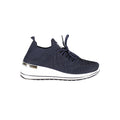 Blaue Damen-Sneaker aus Polyester