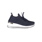 Blaue Damen-Sneaker aus Polyester