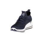Blaue Damen-Sneaker aus Polyester