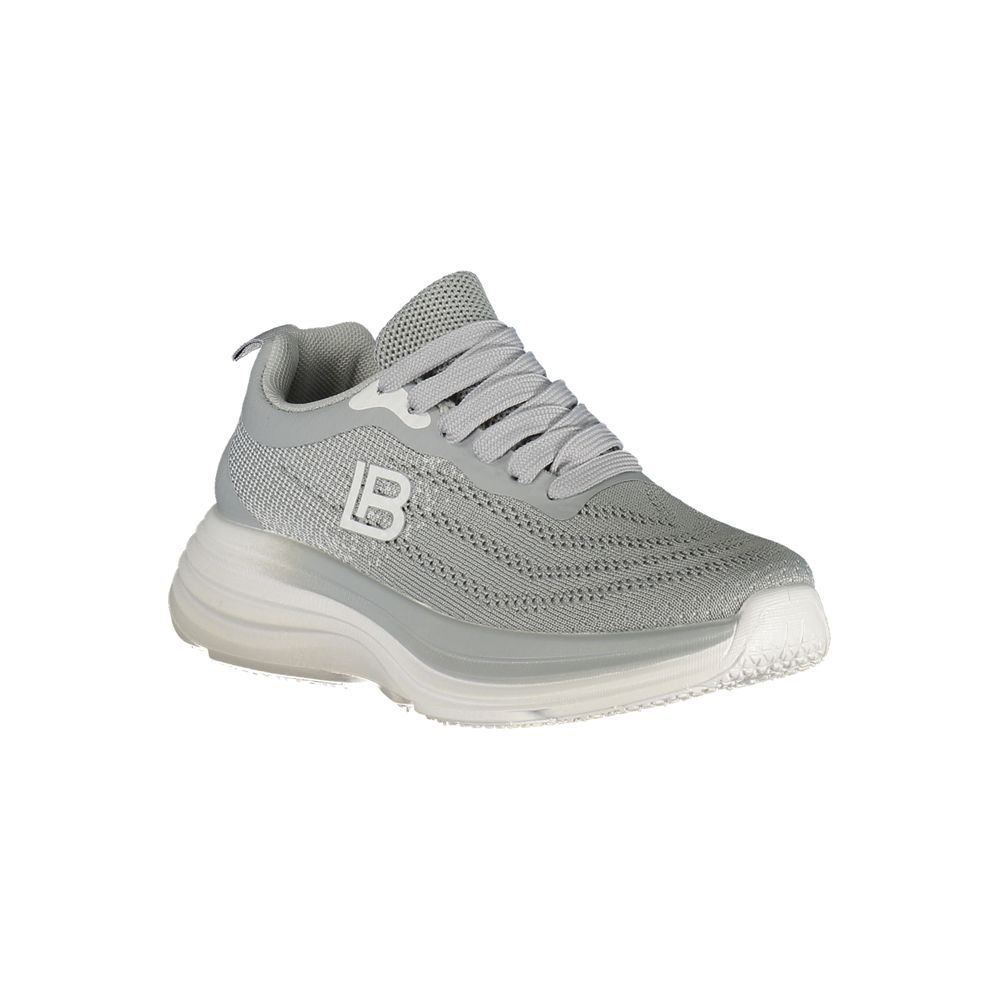 Grau Polyester Damen Sneaker