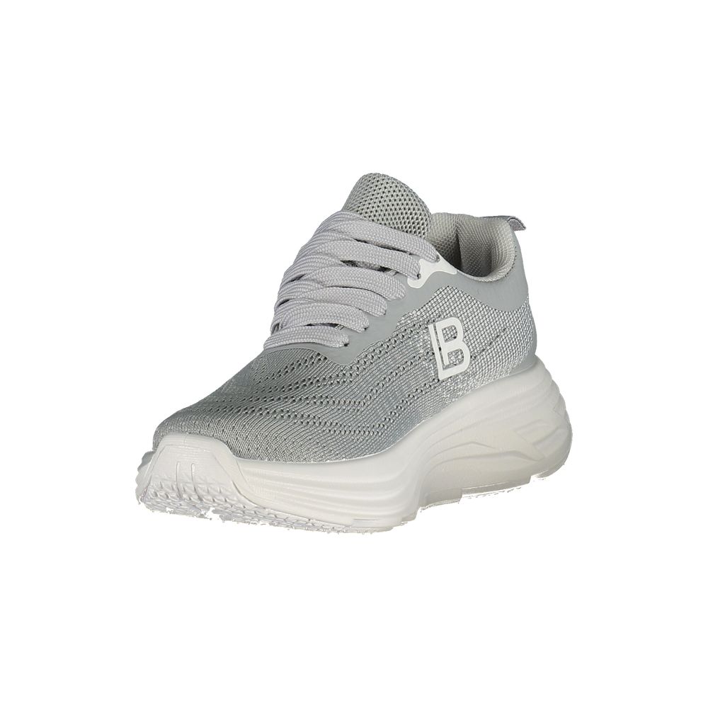 Grau Polyester Damen Sneaker