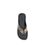 Multicolor Polyamide Flat Sandals