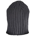 Black Acrylic Men Cap