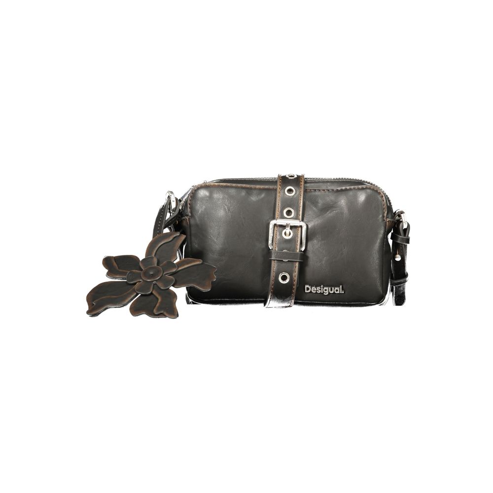 Braune Polyurethan-Damenhandtasche