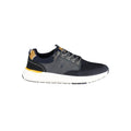 Blue Polyurethane Men Sneaker