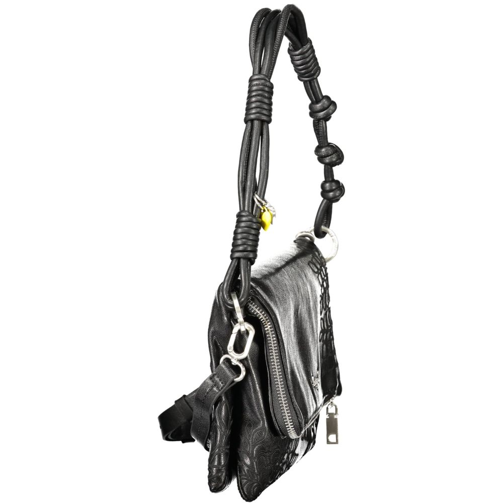 Borsa da donna in poliuretano nero