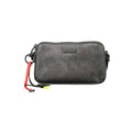 Schwarze Damenhandtasche aus Polyurethan
