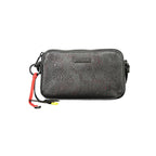 Schwarze Damenhandtasche aus Polyurethan