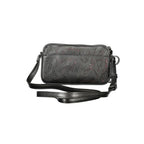 Schwarze Damenhandtasche aus Polyurethan