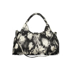 Schwarze Polyester-Damenhandtasche