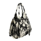 Schwarze Polyester-Damenhandtasche