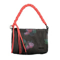 Schwarze Polyurethan Damenhandtasche