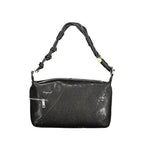 Handtasche für Damen aus schwarzem Polyurethan