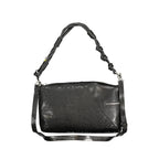 Handtasche für Damen aus schwarzem Polyurethan