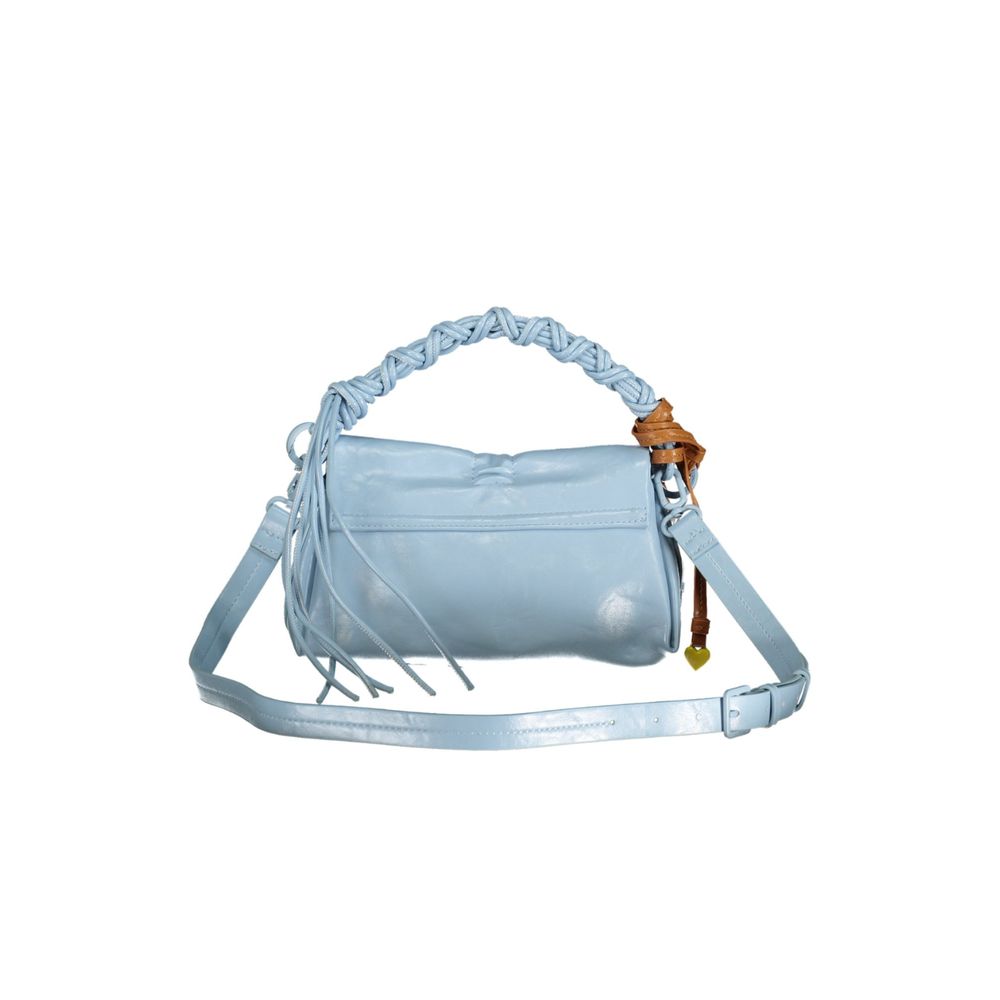Azzurro Polyurethan Mini-Damentasche
