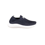 Blauer Polyester-Damen-Sneaker