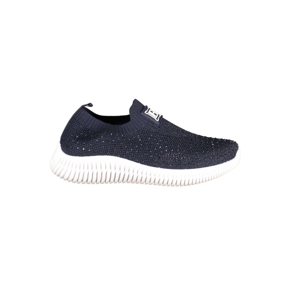 Blauer Polyester-Damen-Sneaker