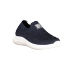 Blauer Polyester-Damen-Sneaker