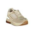 Beige Polyurethane Women Sneaker