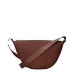 Borsa a tracolla in pelle marrone