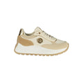 Schwarze Damen-Sneaker aus Polyester