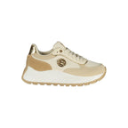 Schwarze Damen-Sneaker aus Polyester
