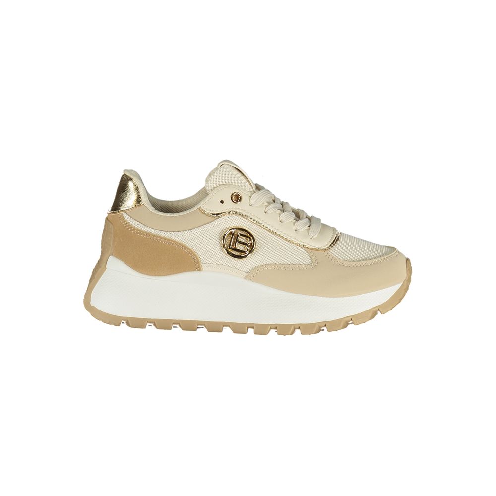 Schwarze Damen-Sneaker aus Polyester
