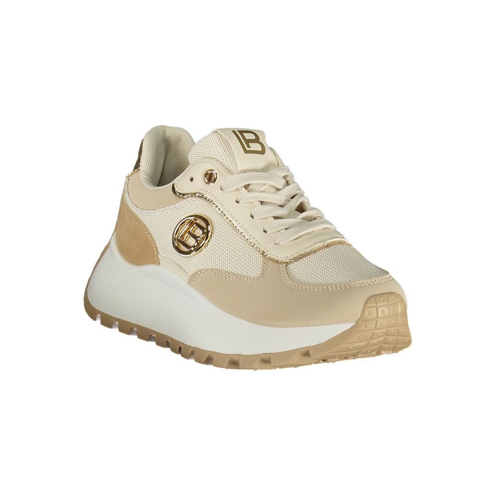 Schwarze Damen-Sneaker aus Polyester