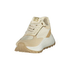 Schwarze Damen-Sneaker aus Polyester