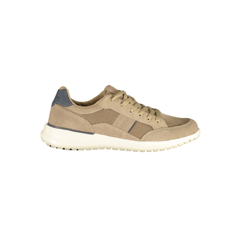 Men's Beige Polyurethane Sneaker