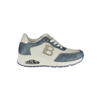 Blauer Polyester-Damen-Sneaker