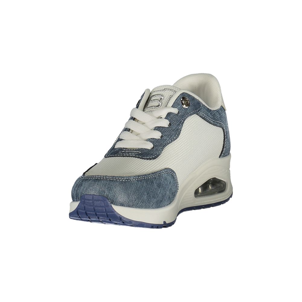 Blauer Polyester-Damen-Sneaker