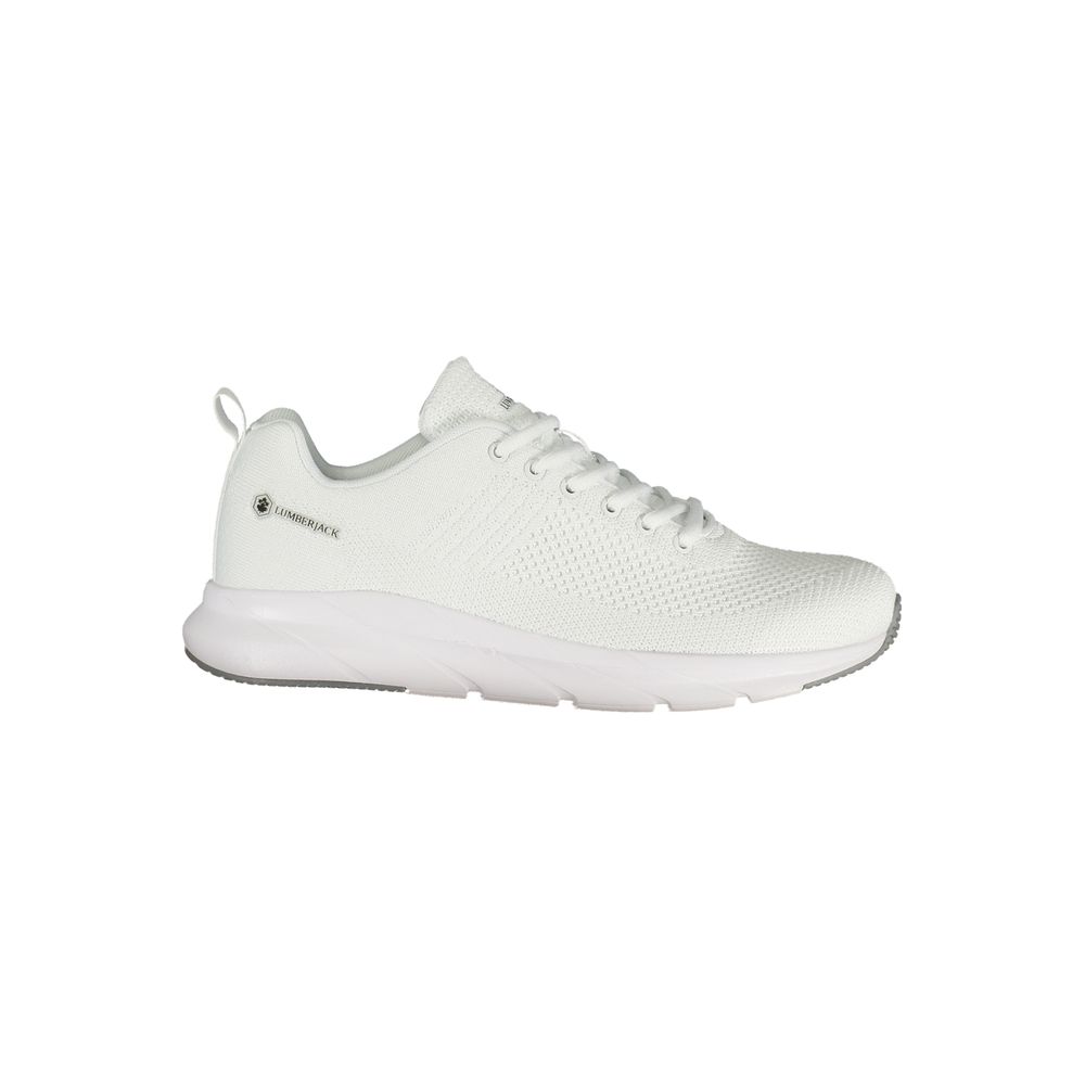 Weißer Polyester-Herrensneaker