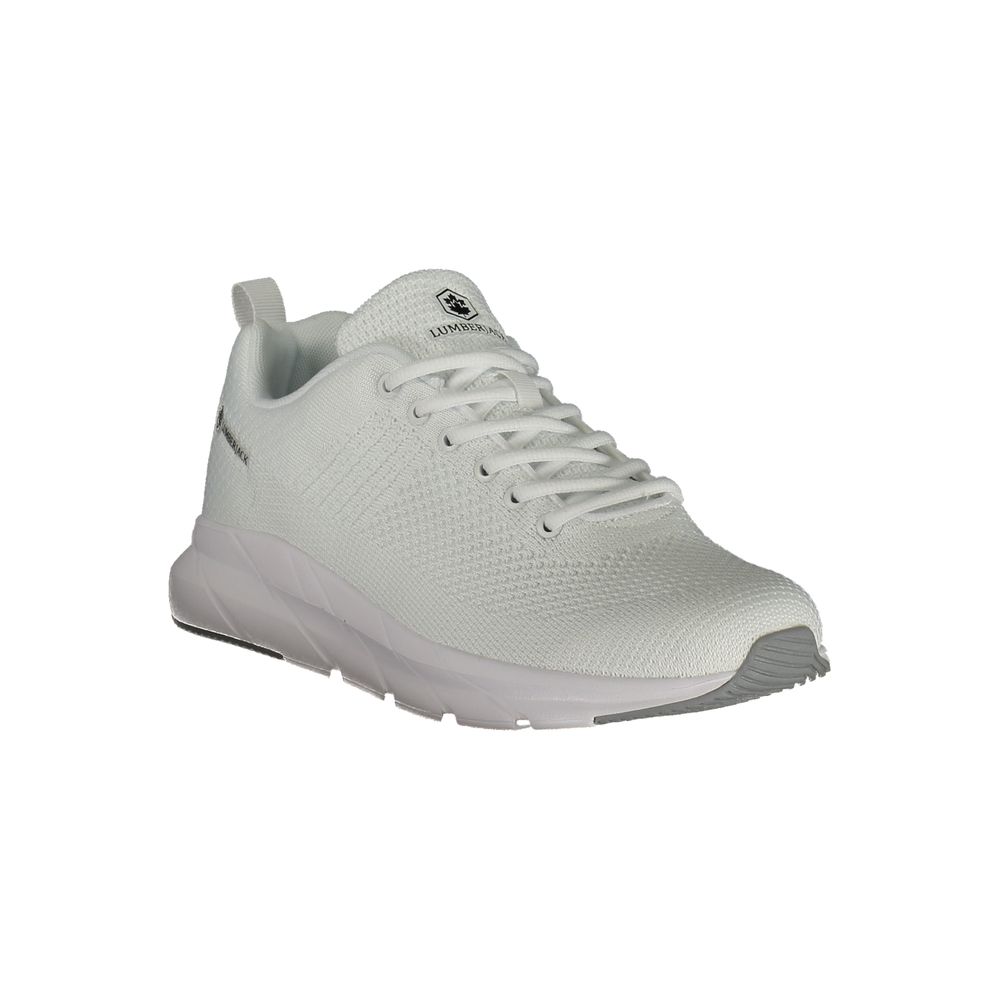 Weißer Polyester-Herrensneaker