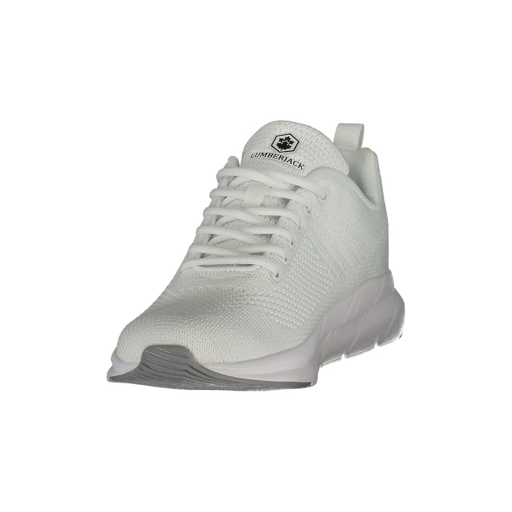 Weißer Polyester-Herrensneaker