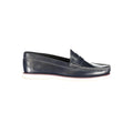 Blue Leather Men's Classic Shoe