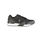 Black Polyester Men Sneaker