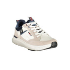 White Polyester Men's Sneaker
