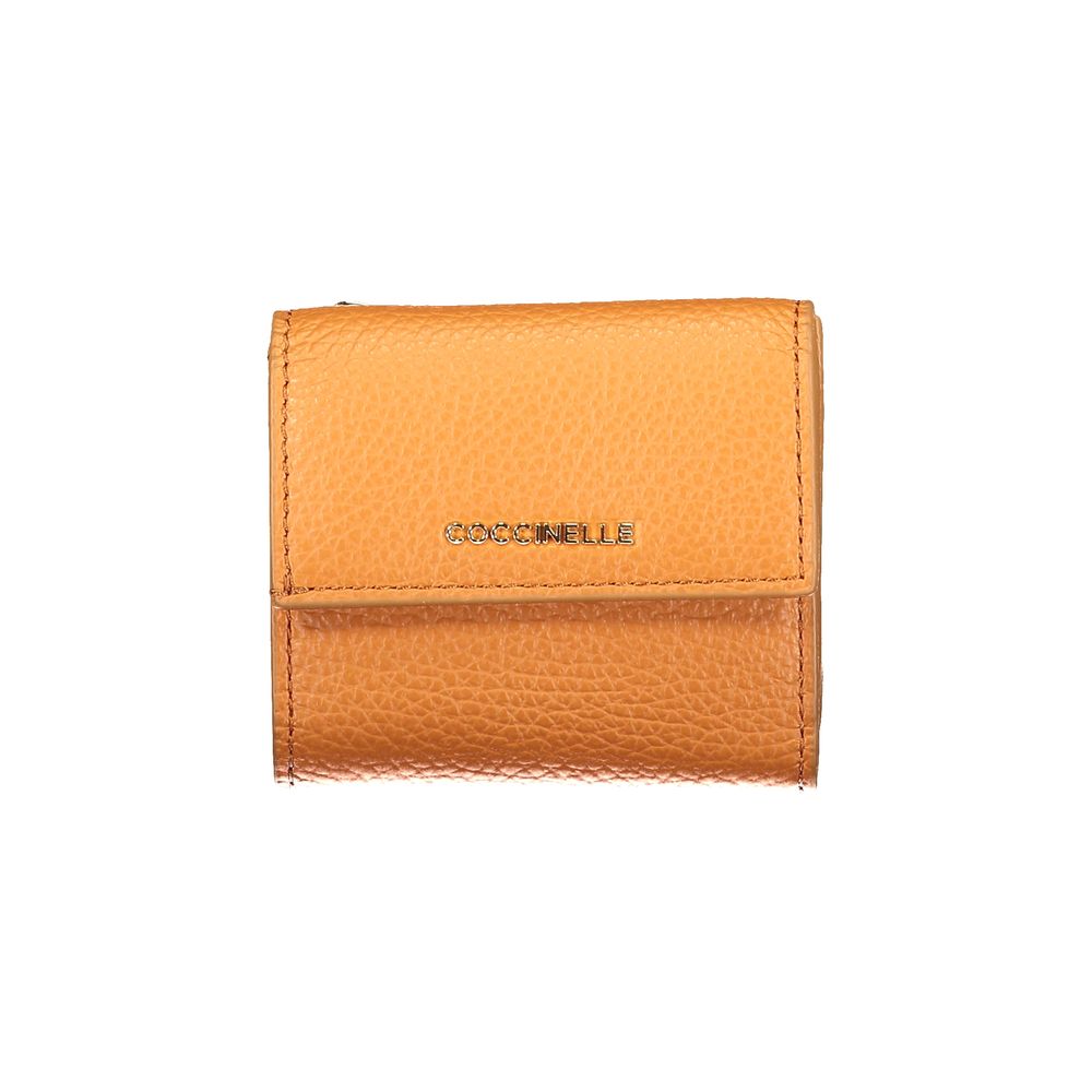 Arancione Pelle Damen Geldbörse