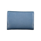 Blu Leather Woman Wallet