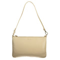 Beige Leather Women Handbag