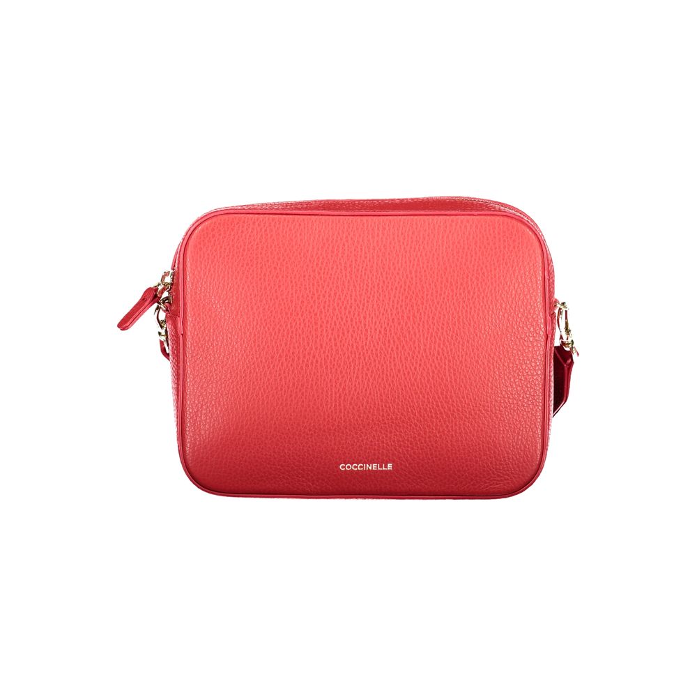 Red Leather Women's Handbag