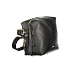 Damenhandtasche aus schwarzem Leder