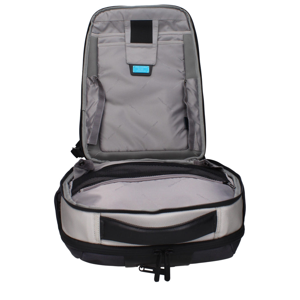 Gray Nylon Backpack