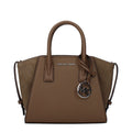 Borsa a mano in pelle marrone
