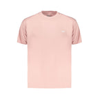Pink Cotton Men T-Shirt
