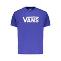 Blaues Baumwoll-Herren-T-Shirt