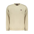 Beiges Baumwoll-Herren-Sweatshirt