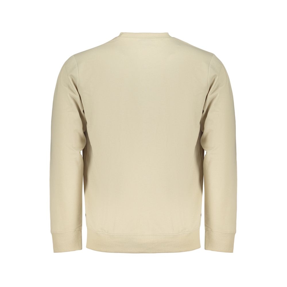 Beiges Baumwoll-Herren-Sweatshirt